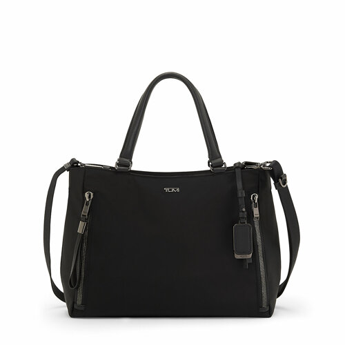 韩际新世界网上免税店-途明-男士箱包-VOYAGEUR VALETTA MEDIUM TOTE Bk/Gunmet