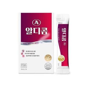 알디콤 숙취해소음료 면세점 전용 특허성분(A-HAT 82% 고함량) 14pcs