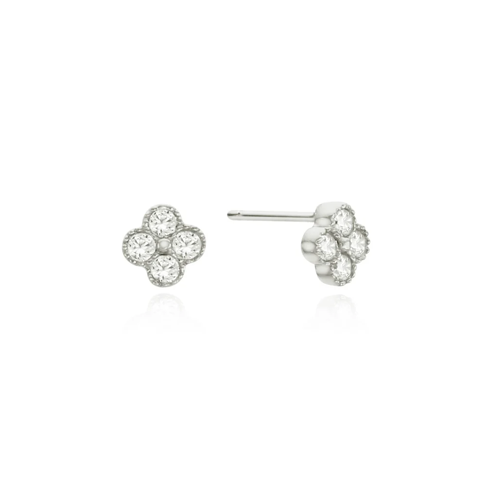 신세계인터넷면세점-앵브록스-earring-[고민시 착용]flory cubic earring