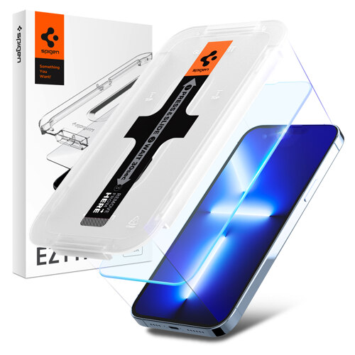 韩际新世界网上免税店-SPIGEN-SELFIESTICK-iPhone 13 pro Easy-fit 手机屏钢化膜