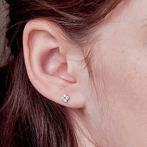 [高敏诗同款]flory cubic earring 耳饰