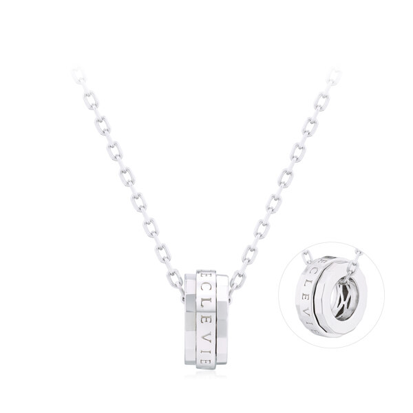 신세계인터넷면세점-다이아미-necklace-끌레비비 원형 실버 목걸이