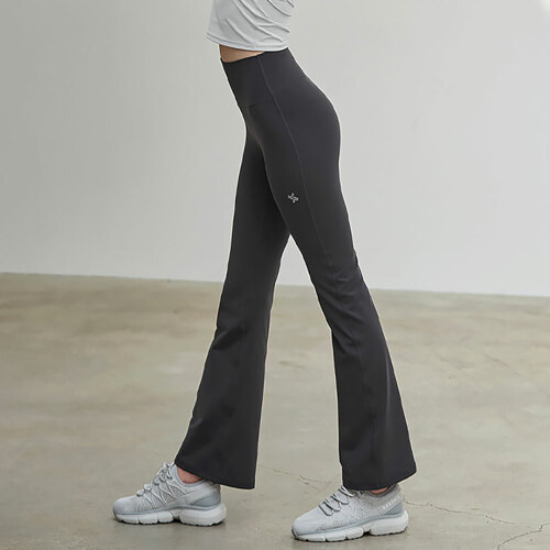 XWFLG06J1 Gela Bootcut Pants (Long) Jet Charcoal