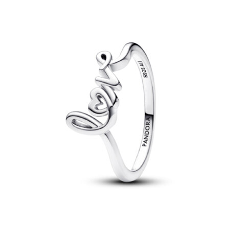 Handwritten Love Ring - 戒指