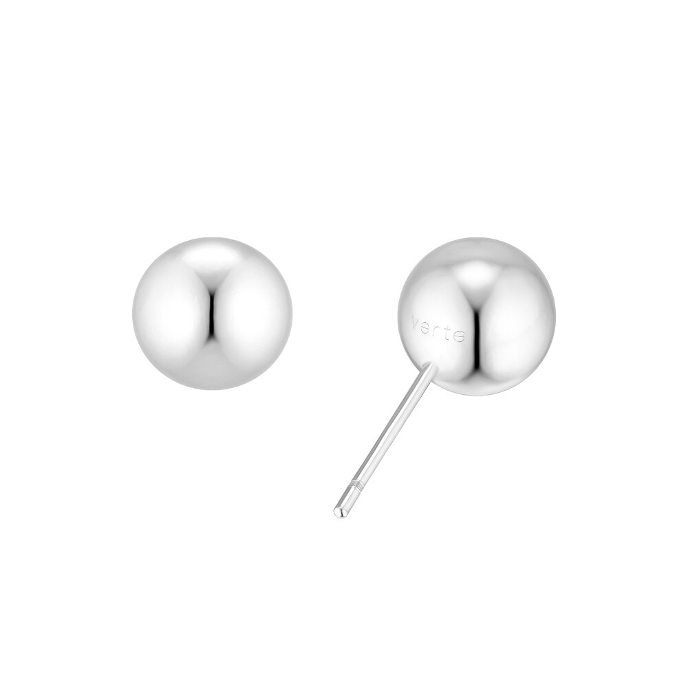 Deux.silver.165 / haute ball earring (8mm)(silver)