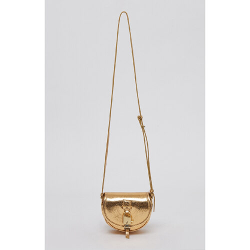 Luv lock mini bag(Bright gold)