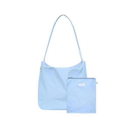 More Mellow Bag (Pouch SET) - Blue -套装（单肩包+收纳包）