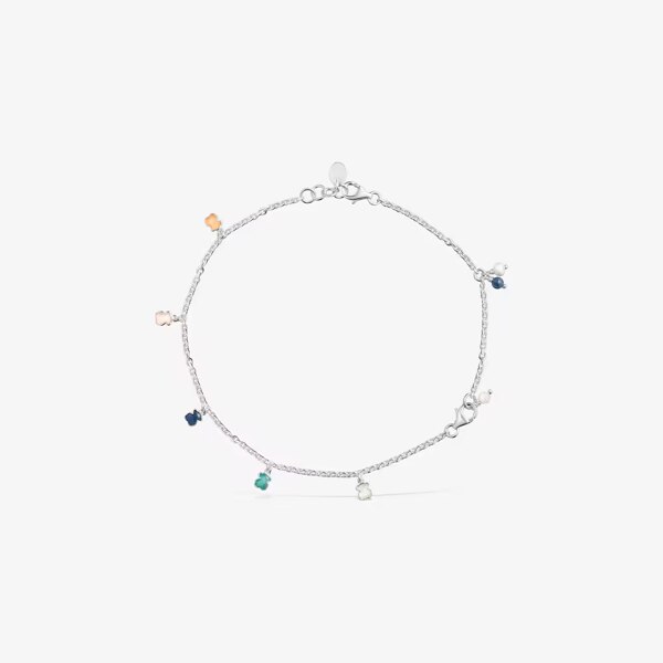 신세계인터넷면세점-토스-bracelet-Silver anklet with gems and pearl Mini Color