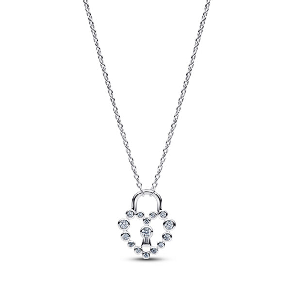 신세계인터넷면세점-판도라-necklace-스파클링 하트 패드락 펜던트 네크리스