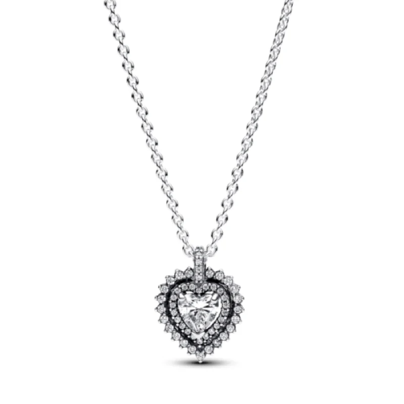 신세계인터넷면세점-판도라-necklace-스파클링 하트 할로 펜던트 네크리스