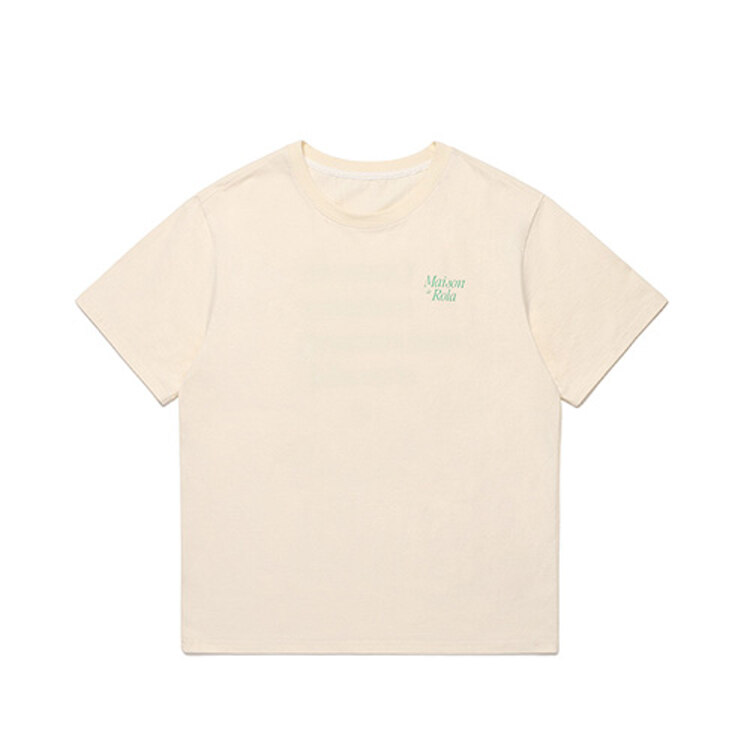 韩际新世界网上免税店-ROLAROLA-服饰-MAISON DE ROLA LOOSE FIT T-SHIRTS IVORY