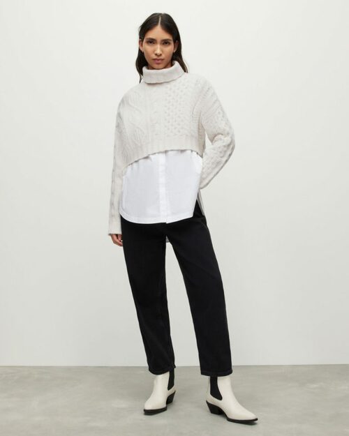CLAUDE JUMPER / MARBLE WHITE / XS