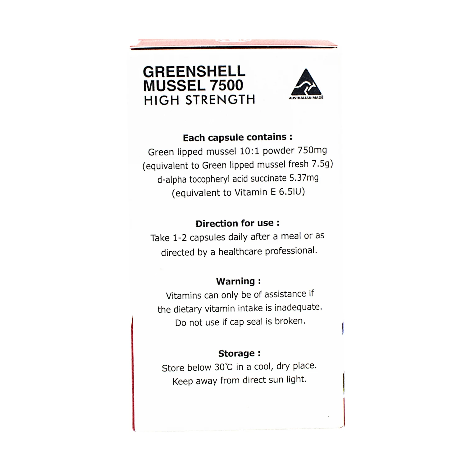 신세계인터넷면세점-마더네스트-초록홍합 프리미엄 7500mg (100캡슐*3세트, 5개월분)