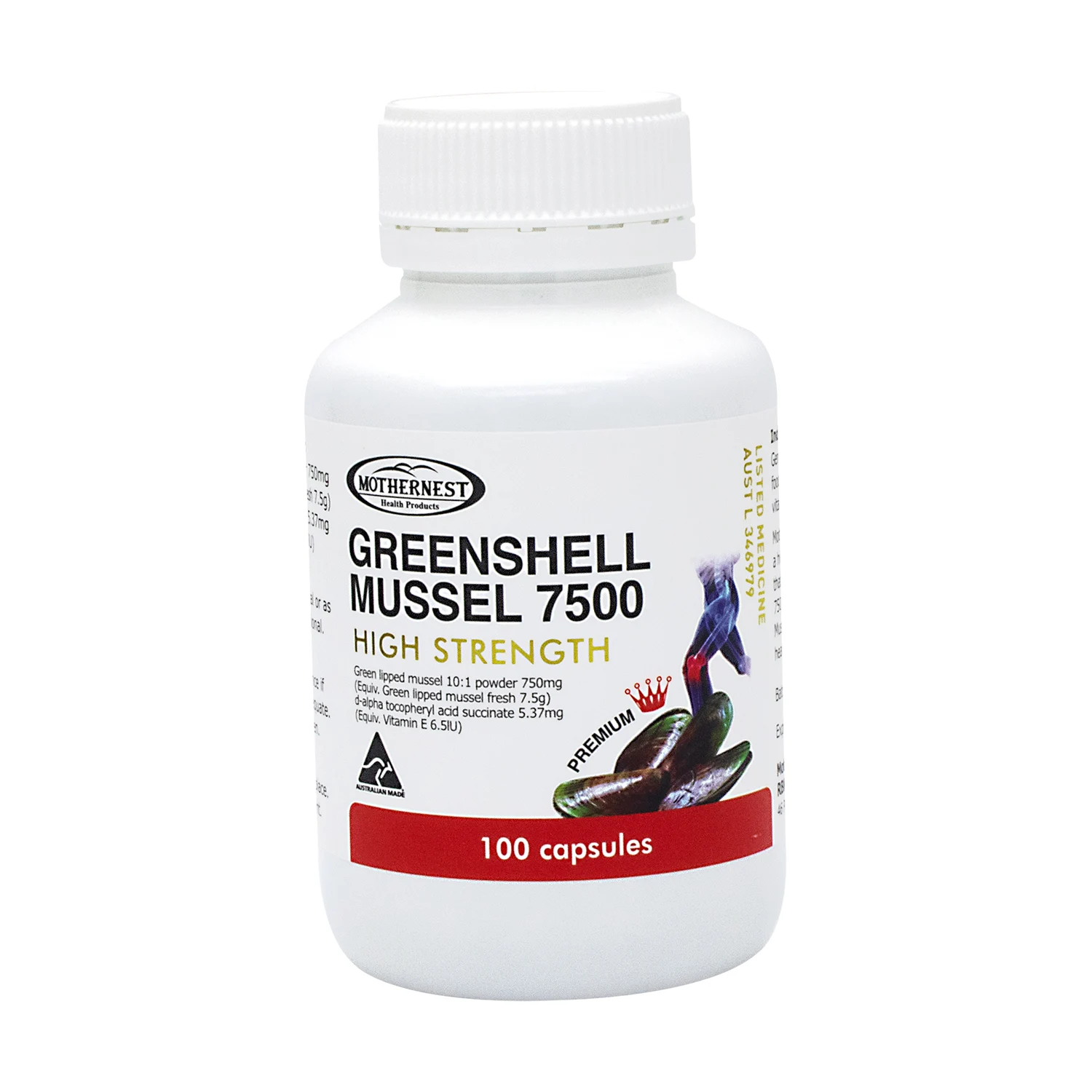 GREENSHELL MUSSEL PREMIUM 7500mg 100caps x 3Set - 蔓秀莱施- 食品| 韩际新世界免税店