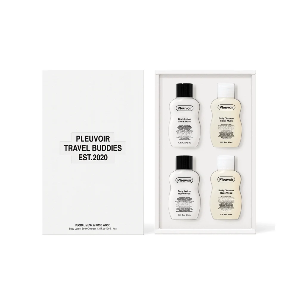 신세계인터넷면세점-플르부아-BodyCare-트레블 버디 플로럴 머스크&로즈우드 40ml x 4ea SET