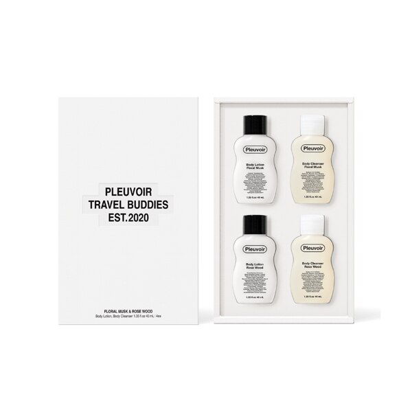 신세계인터넷면세점-플르부아-BodyCare-트레블 버디 플로럴 머스크&로즈우드 40ml x 4ea SET