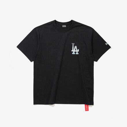 MLB LA Dodgers Halftone T-Shirt 短袖 Black