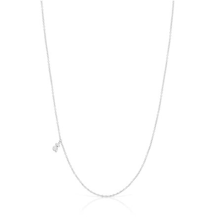 Silver Bold Bear Necklace