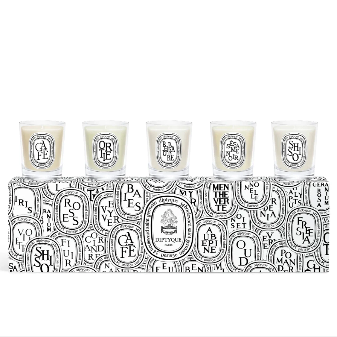 신세계인터넷면세점-딥티크-Candle_Diffuser_Aroma-미니캔들 세트 5x35g(루/세/시/오/카)