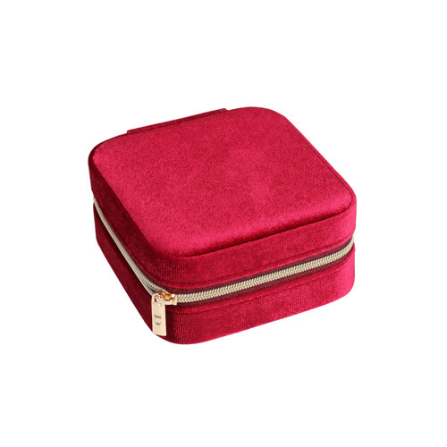 韩际新世界网上免税店-DANA BURTON--# Deep red/Precious jewelry box pouch
