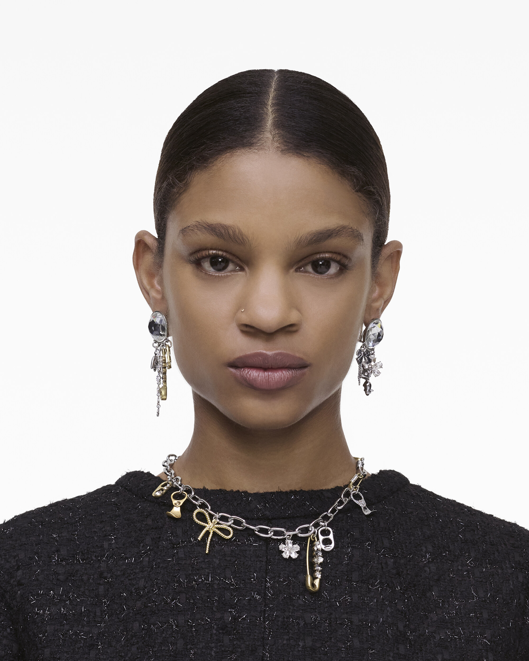 ネックレス・ペンダント Marc Jacobs Grunge Glam Charm Necklace - l - Gold MARC JACOBS Grunge Glam Charm Necklace | Holt Renfrew