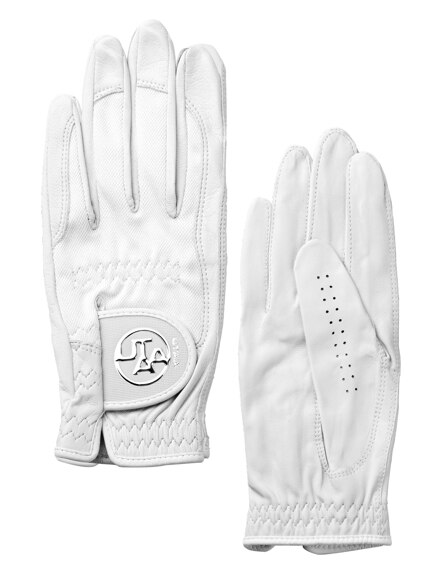 UB0GVF107_WH_M UTAA RACE GOLF GLOVES 手套