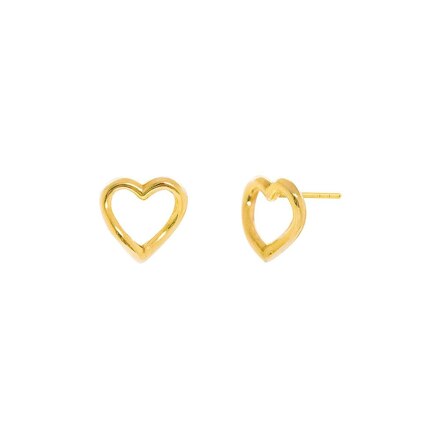OUTLINE HEART EARRING