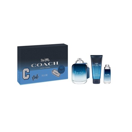 COACH MEN BLUE 3PC SET [EDT 100ml + SHOWER GEL 100ml + EDT 15ml]