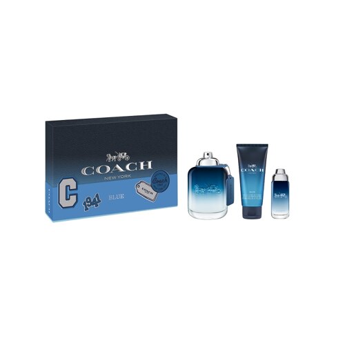 COACH MEN BLUE 3PC SET [EDT 100ml + SHOWER GEL 100ml + EDT 15ml]