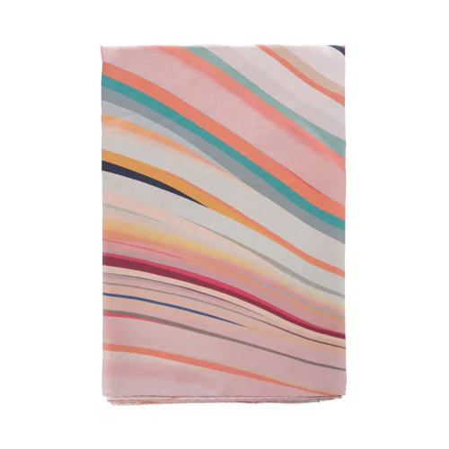 WOMEN SCARF SWIRL TWILL