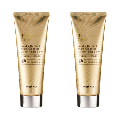 韩际新世界网上免税店-托尼魅力--GOLD 24K SNAIL FOAM CLEANSER  洗面奶150ml*2