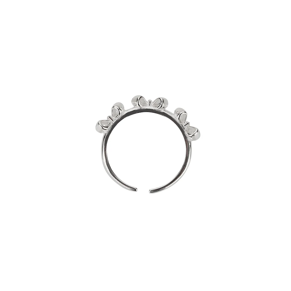 신세계인터넷면세점-챠미-ring-[엔믹스,하이키,지니,윤하,송해나,박소담,예원 착용] silver triple ribbon-ring