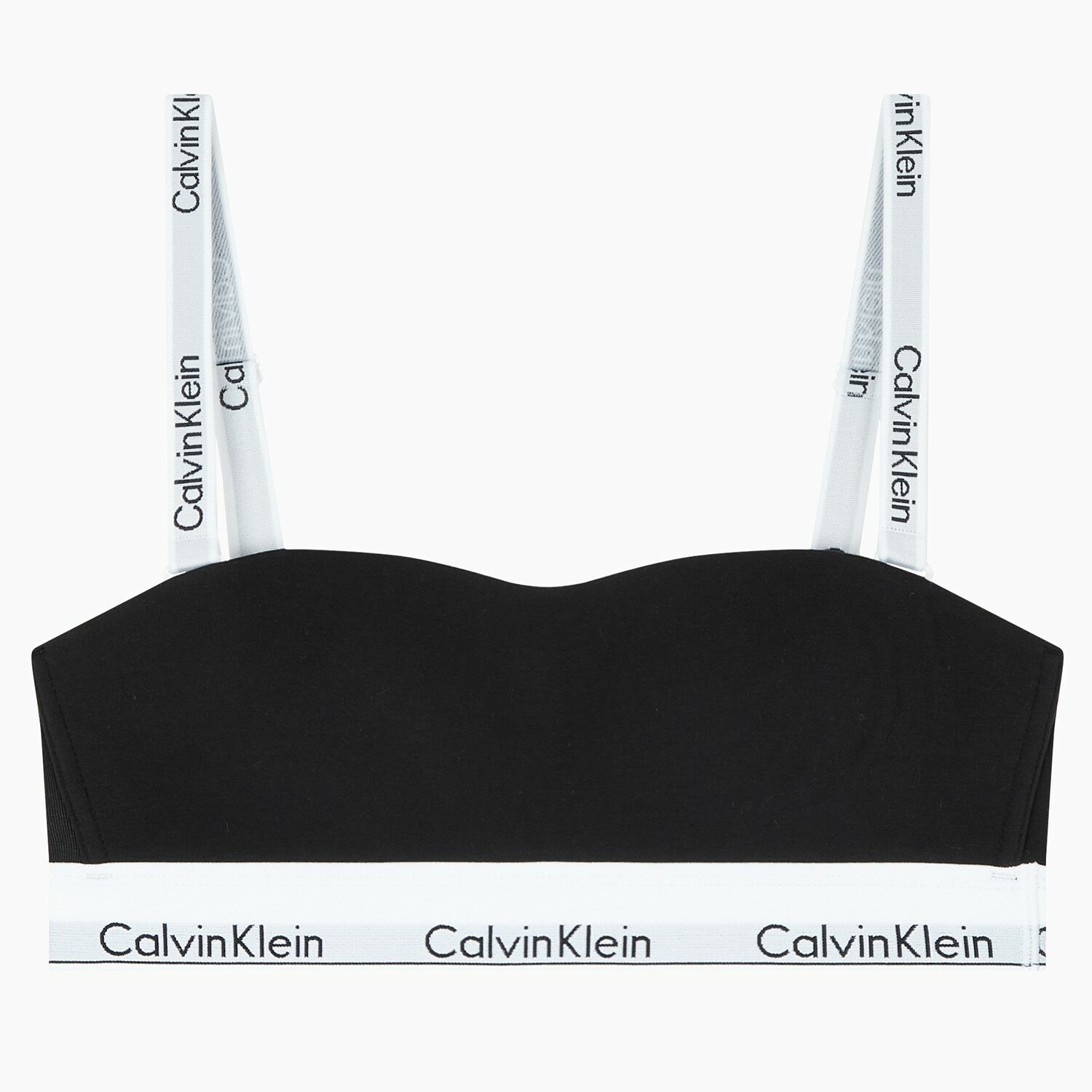 Women’s Icon Cotton Bandeau Bra_BLACK