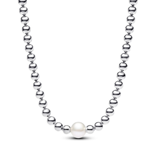 Treated Freshwater Cultured Pearl & Beads Collier Necklace / 项链