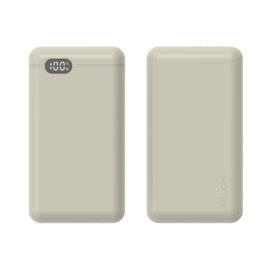 20W 고속충전 LCD잔량표시 20000mAh 베이지