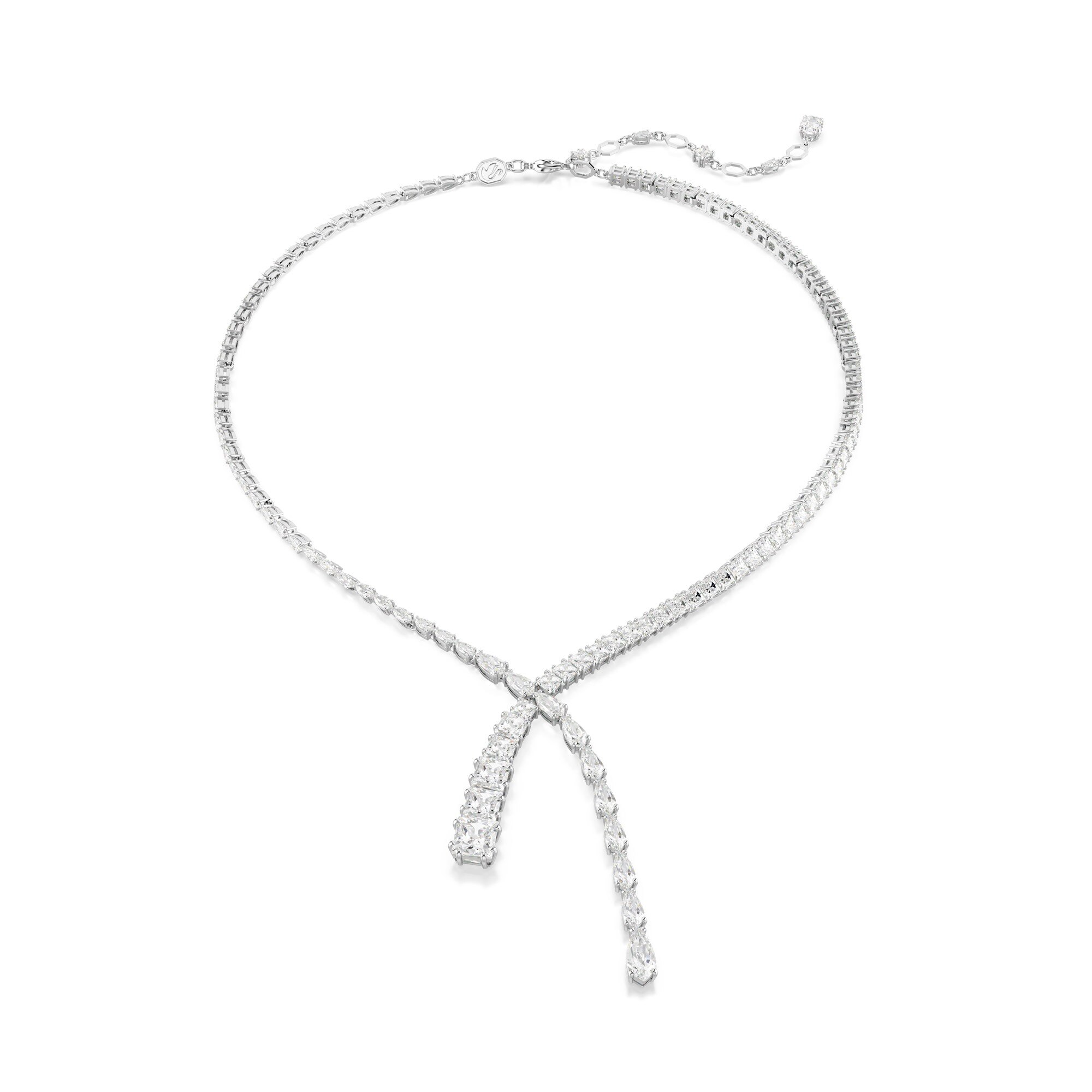 MATRIX:NECKLACE V WHITE/RHS