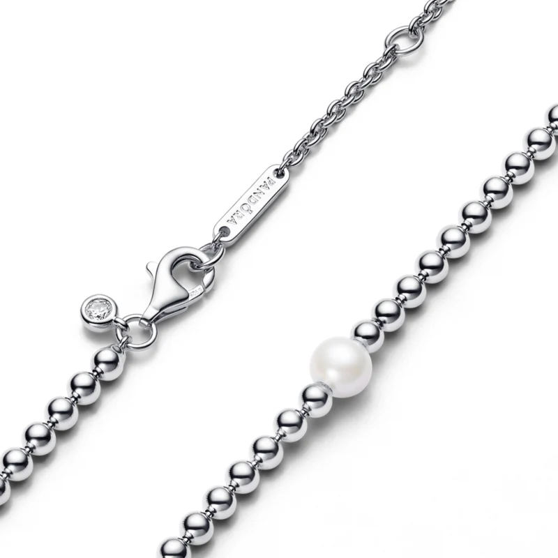신세계인터넷면세점-판도라-necklace-트리티드 프레쉬워터 컬처드 펄 앤 비즈 콜리어 네크리스