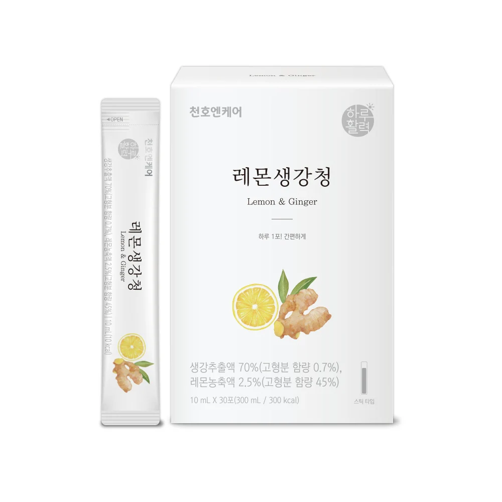 신세계인터넷면세점-천호엔케어-하루활력레몬생강청 진저샷 (30포)