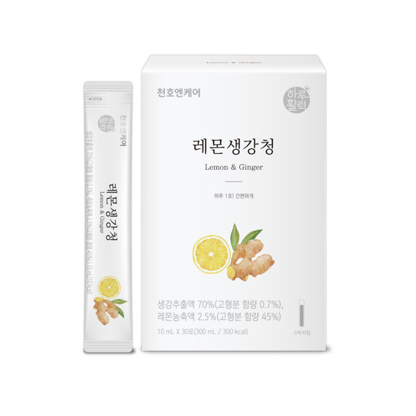 신세계인터넷면세점-천호엔케어-하루활력레몬생강청 진저샷 (30포)