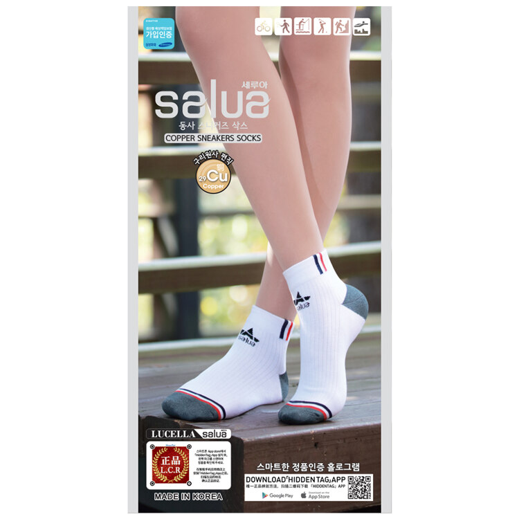 韩际新世界网上免税店-SALUA-服饰-铜线运动鞋袜子 BLACK