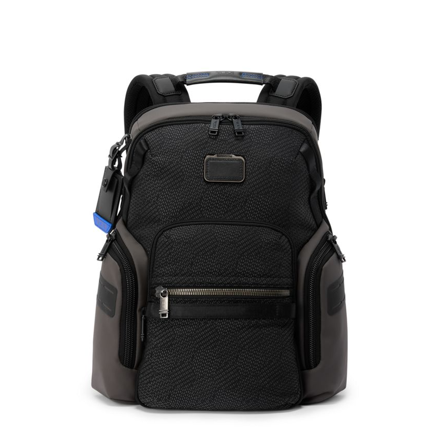 ALPHA BRAVO Navigation Backpack Black Geometric