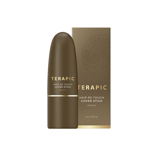 韩际新世界网上免税店-TERAPIC--HAIR RE-TOUCH COVER STICK BROWN 白发染发棒 8g