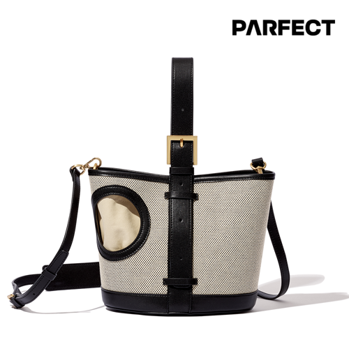 韩际新世界网上免税店-PARFECT-休闲箱包-SOLEIL Golf Bucket Bag Black 水桶包
