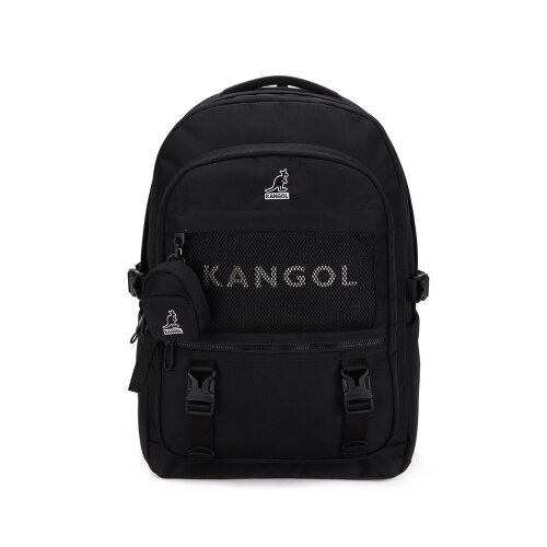 韩际新世界网上免税店-KANGOL-休闲箱包-Gear Backpack 双肩包 1428 BLACK