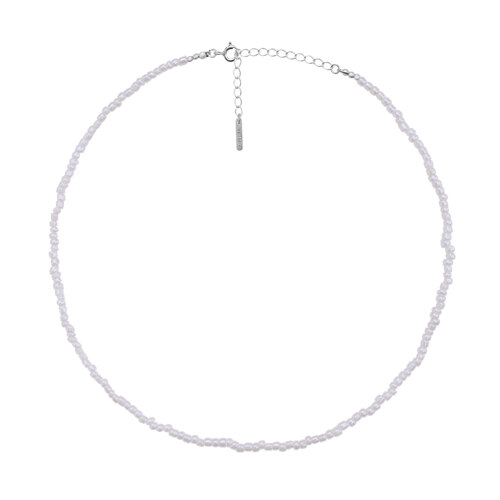 Un.silver.186 / lait necklace