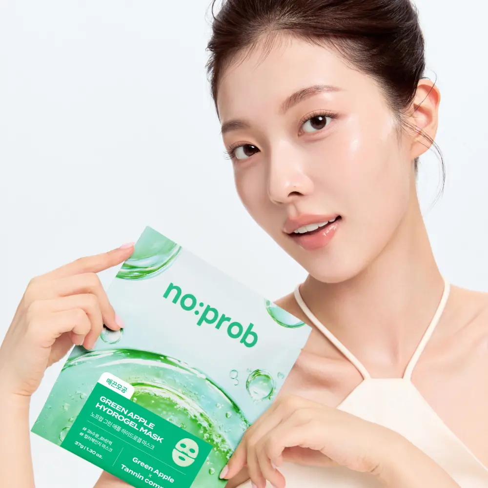 신세계인터넷면세점-노프랍-FaceMasksTreatments-그린 애플 하이드로겔 마스크 5매