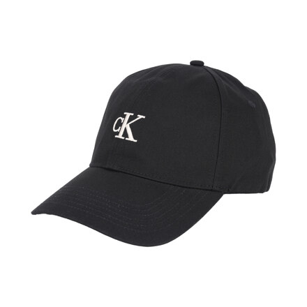 Unisex CKJ Small Monogram Logo Ball Cap_BLACK_OS 帽子