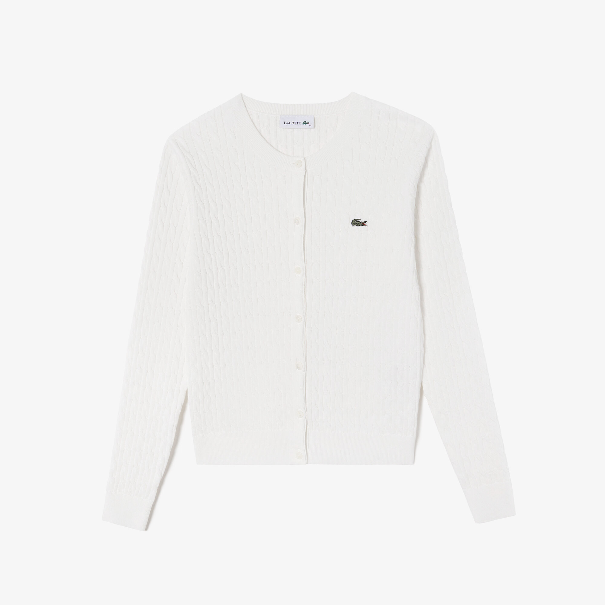 Cable Long Sleeve Cardigan / 麻花纹长袖开衫