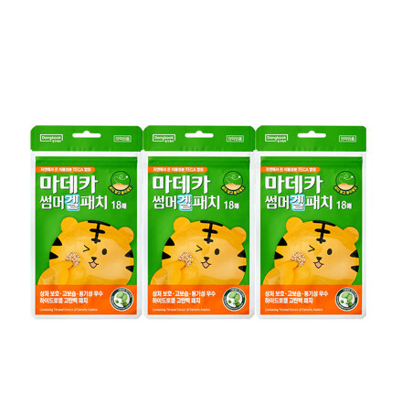 Madeca Summer Gel Patch 54pcs (18x3) 冷却贴