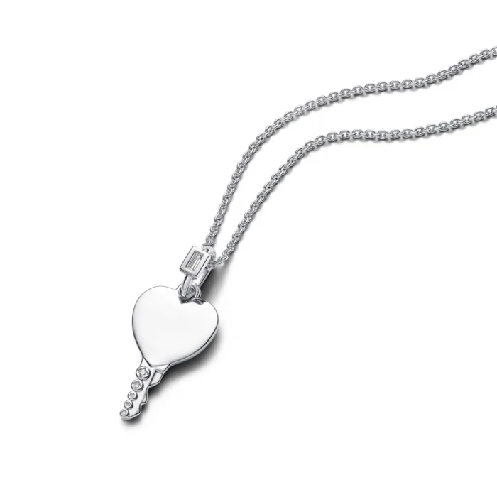 신세계인터넷면세점-판도라-necklace-인그레이버블 하트 키 펜던트_SV
